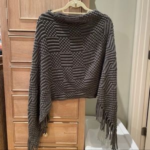 Coco + Carmen Grey Wrap! (Cozy Shawl/Scarf) NWT